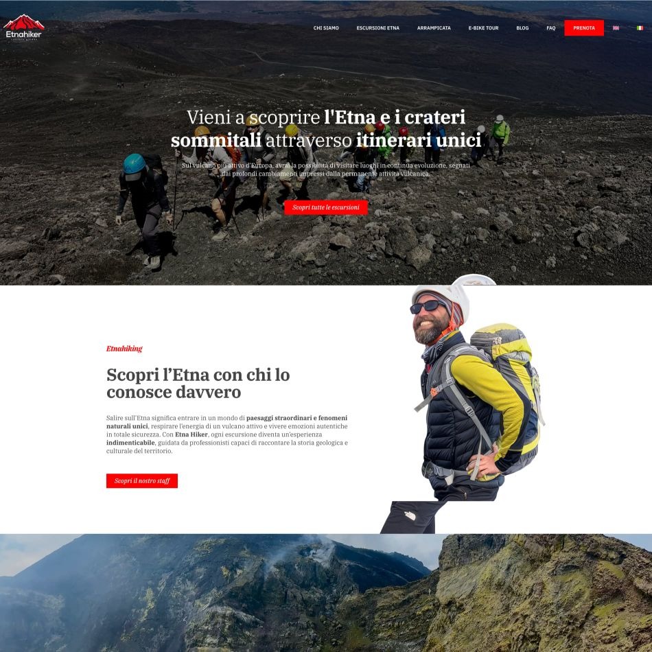 Anteprima del sito Etna Hiker