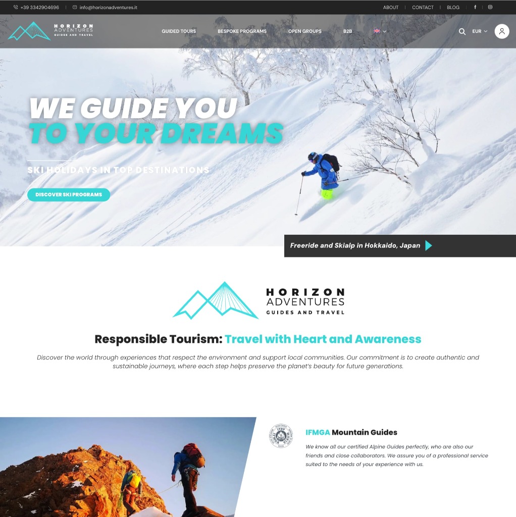 Anteprima del sito Horizon Adventures