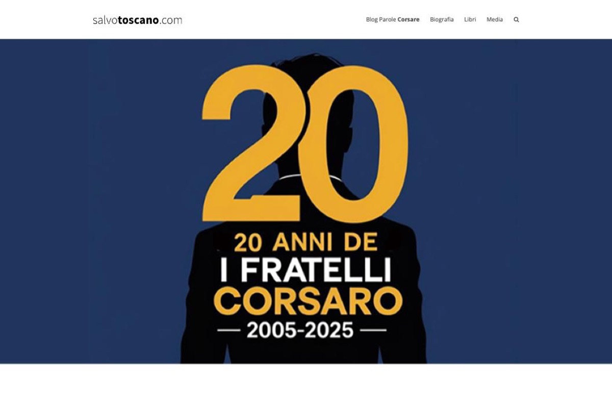 Anteprima del sito di Salvo Toscano