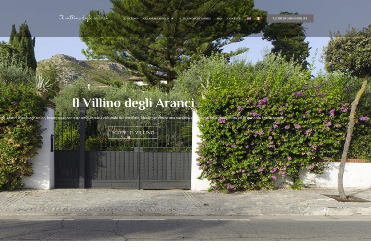 Anteprima del sito Il Villino degli Aranci